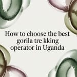 Decorative watercolor ribbon frame for blog title card