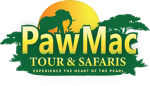 PawMac Safaris logo – Uganda gorilla trekking and wildlife safari tours